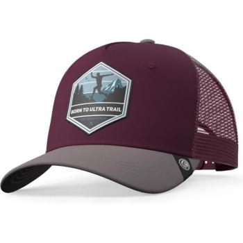 Gorra unisex Born to Ultratrail en color rojo