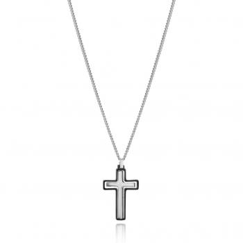 Collar Magnum de acero con cruz rotatoria