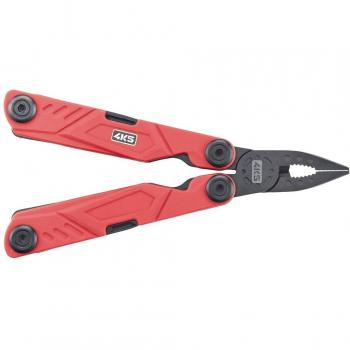 Multi-Herramienta Plegable 4K5 MT 400 600.400A con Estuche, Rojo y Negro, 7 Funciones