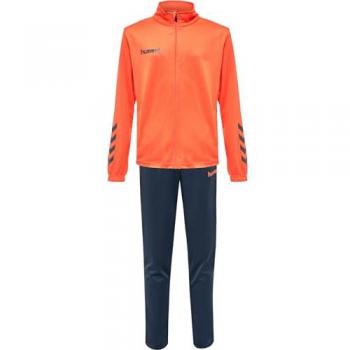 Chándal Hummel Promo Poly para niños, hecho de poliéster, diseño cómodo y ligero, ideal para entrenamiento y actividades deportivas