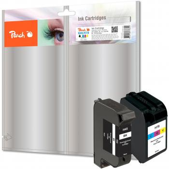 Cartucho de Tinta Peach Multi Pack Compatible con HP No. 45, No. 78, 51645A, C6578D (Color y Negro)