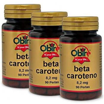 Obire Beta-caroteno 8,2 mg 90 perlas.