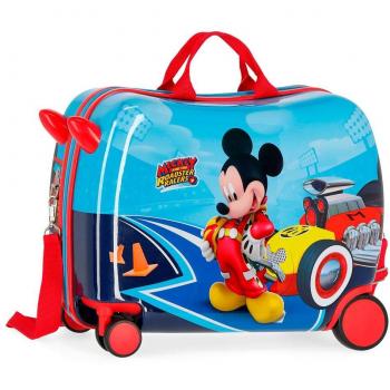 Disney Lets Roll Mickey Equipaje infantil, 50 cm, 39 litros, Multicolor
