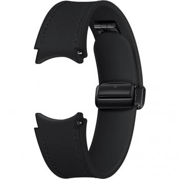 Samsung Galaxy Watch Hybrid Leather Band Black with D-Buckle (Medium/Large) ET-SHR94LBEGEU Vegan Leather