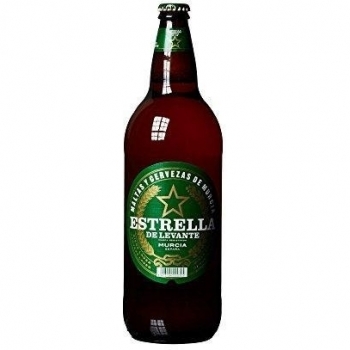 Cerveza Estrella Levante en Botella de 1 Litro