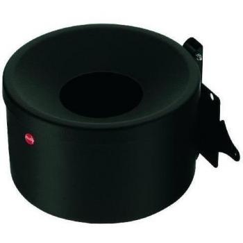 Hailo 0910-103 - Cenicero para Pared, 1 L, Color Negro