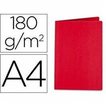 SUBCARPETA LIDERPAPEL A4 ROJO INTENSO 185G/M2