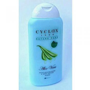 Cyclax Loción hidratante de manos y cuerpo de aloe vera, 300 ml