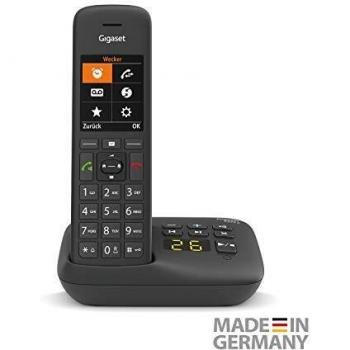 Gigaset C575A Teléfono DECT/analógico Identificador de llamadas Negro