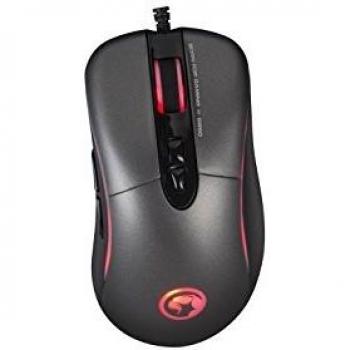 Scorpion Ratón Gaming (MA-G950), 4000 dpi, Retroiluminación RGB, Gris/Negro