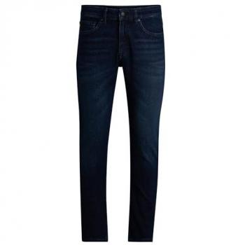 BOSS Orange Delaware Slim Fit Comfort-Stretch Dark Blue Jeans 34/32