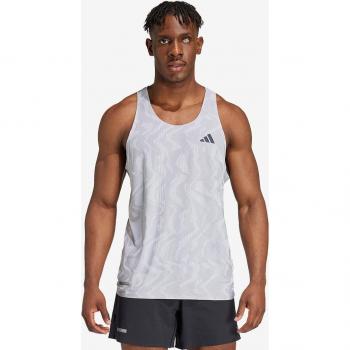 Adidas Ultimate Engineered Men's Running Tank Top - Silver - Size XXL
