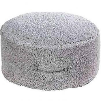 Puff Aldogón Multicolor 20xØ50 cm - Disponible en amarillo, marfil, beige, gris, azul y rosa