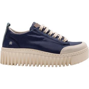 Zapatillas de mujer Art Brighton marino con plataforma de 3 a 5 cm y cordones
