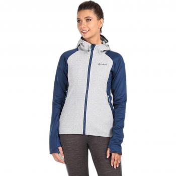 Kilpi Versam Women's Full Zip Fleece Sweatshirt Dark Blue