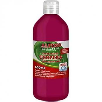 Botella tempera escolar 500 ml. magenta