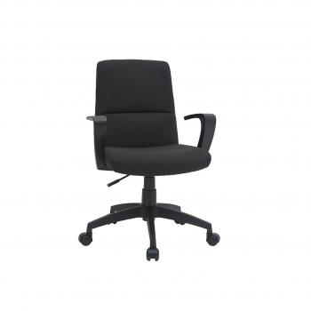 Sillón de escritorio en tejido negro CHUCK MILIBOO