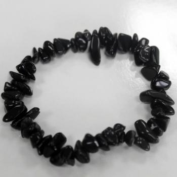 Pulsera de Fragmentos de Piedras Preciosas - Ágata Negra