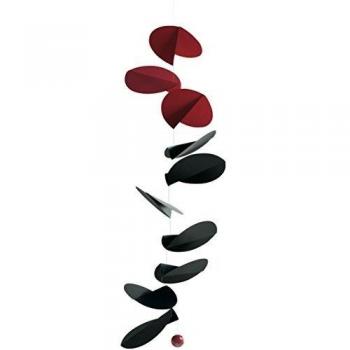 FLENSTED - MOBILE DECORATION TURNING LEAVES rouge et noir