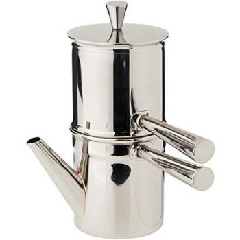 Ilsa Napoletana Cafetera, Acero Inoxidable, Plata, para 1-2 Tazas