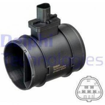 Sensor de flujo de aire Delphi AF10519-12B1 - Medidor de masa de aire, compatible con múltiples vehículos, alta precisión, fácil instalación, construcción duradera