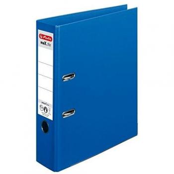 Carpeta A4 maX.file protect plus 80 mm PP azul