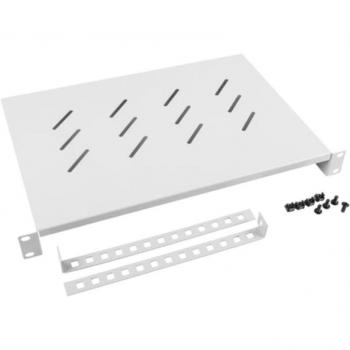 LANBERG Bandeja Fija AK-1004-S para Armario Rack DE 19 1U 483 * 300MM hasta 25KG DE Carga Gris