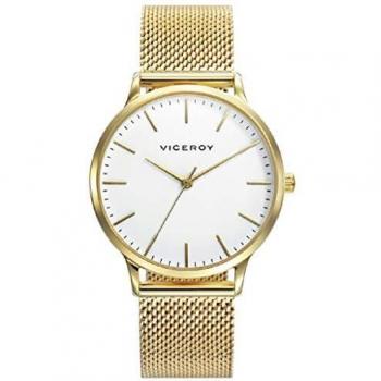 Reloj Viceroy Mujer 461096-07 Malla Milanesa Dorada