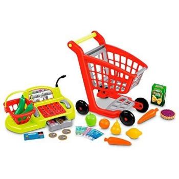 Supermercado de Juguete Ecoiffier con Carrito de la Compra y Caja Registradora - ECOIFFIER blanco