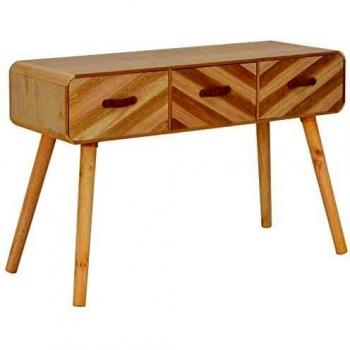 SengentoStyle Wandtafel 100x35x68 cm massief hout