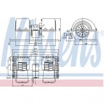 Soplador Ventilador Habitáculo NISSENS 87132