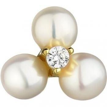 Piercing tragus Earcandy Perle Iris - Plata 925 bañado en oro 18k