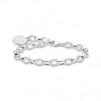 Thomas Sabo Charm Club Charmista Silver Bracelet X0285-007-21 - Size 15 cm - Sterling Silver / Cold Enamel Unisex