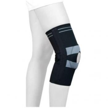 Rodillera Elástica Abierta Actius Talla 4 con Fijación de Fleje