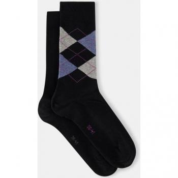 Calcetines de mujer Burlington Everyday Mix 2er Pack - Rhomb and Uni, One Size, 36-41 EVERYDAY Mix