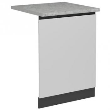 Panel Frontal para Lavavajillas R-Line, Blanco/Antracita, 60 cm, Acabado Mármol