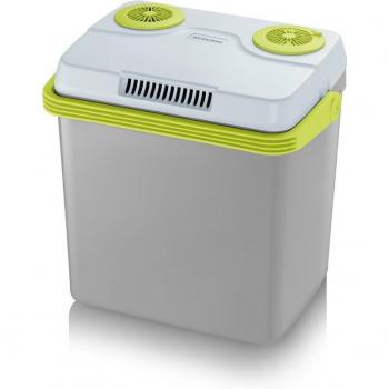 Nevera Portátil Eléctrica Severin TKB 2924, 19 Litros, Conexión de Red 12V, Potencia 58W, Color Verde/Gris