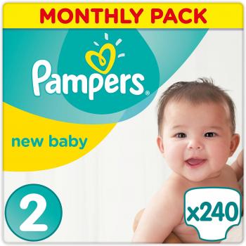 Pampers - Pañales Premium Protection - Talla 2 (4-8 kg) - Pack de 240 unidades
