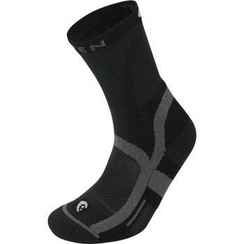 Calcetines unisex Light Hiker Eco Lorpen, características: diseño ecológico, adecuado para senderismo, tejido ligero y transpirable, talla M (mujer), color negro