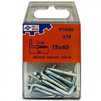 PROFER TOP - Escarpias Rosca Zn C/15 Pzs Profer Top 18X40