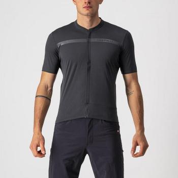 Maillot Castelli Unlimited Allroad Manga Corta Gris Oscuro - Talla M