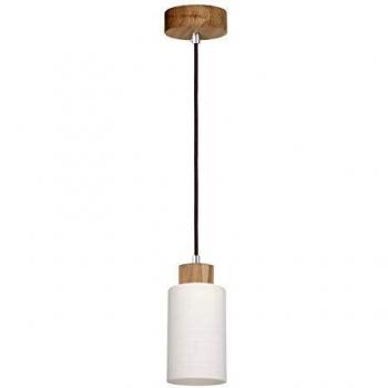 Lámpara colgante Bosco de roble aceitado, 1 foco