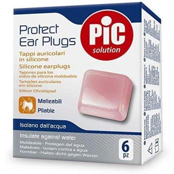 Pic Solution, Tapones para los oídos de silicona, Paquete de 6 piezas