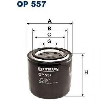 Filtron OP557 Bloque de Motor