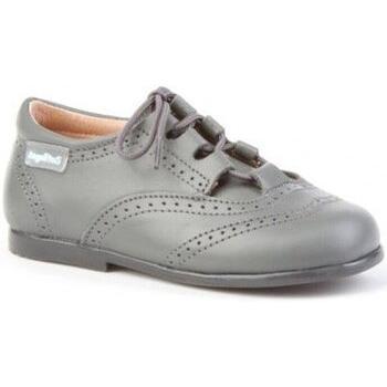 Zapatos Inglesitos de Piel Angelitos 505 Gris para Niña y Niño (Unisex) - Calzado Infantil Hecho en España, Número 20
