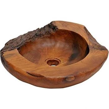 vidaXL Basin Solid Teak 45 cm