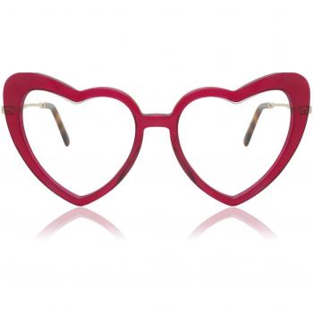 Gafas Cat Eye Armazón Completo de Plástico Rosas para Mujer - SmartBuy Collection - Lentes Recetadas y Anti-Azules
