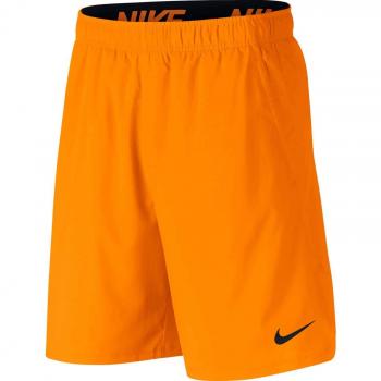 Nike M Nk FLX Short Woven 2.0 Pantalón, Hombre, Orange Peel/Black, S