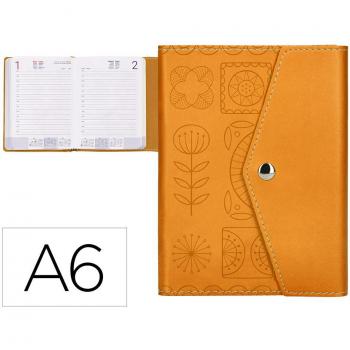 Agenda Liderpapel Therasia Mini 2024 Día Página Amarillo