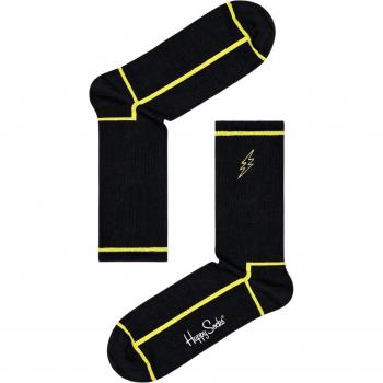 Happy Socks Blue Flash 3/4 Crew Socks